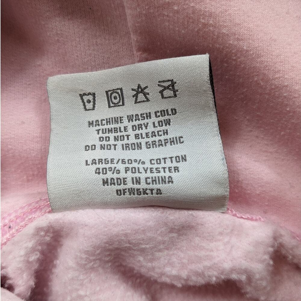 OFWGKTA Hoodie Mens Large Colorblock Streetwear Odd Future Donut Logo Sweatshirt - Picture 9 of 16